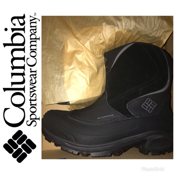 columbia men's slip on boots